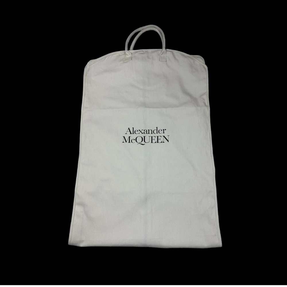 Alexander McQueen Canvas Garment Bag LONG WEDDING Dustproof and ICONIC TRAVEL